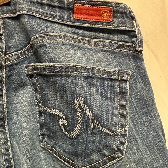 AG- Adriano Goldschmied Entourage cropped jeans size 27R - Picture 4 of 8